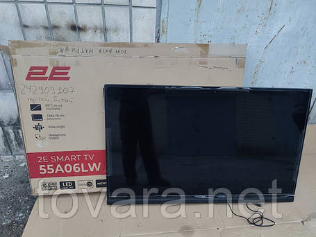 Широкоформатний LED телевізор з HDMI та audio 55 дюймів 2E 55A06LW 2E-55A06LW No 242909107, фото 1