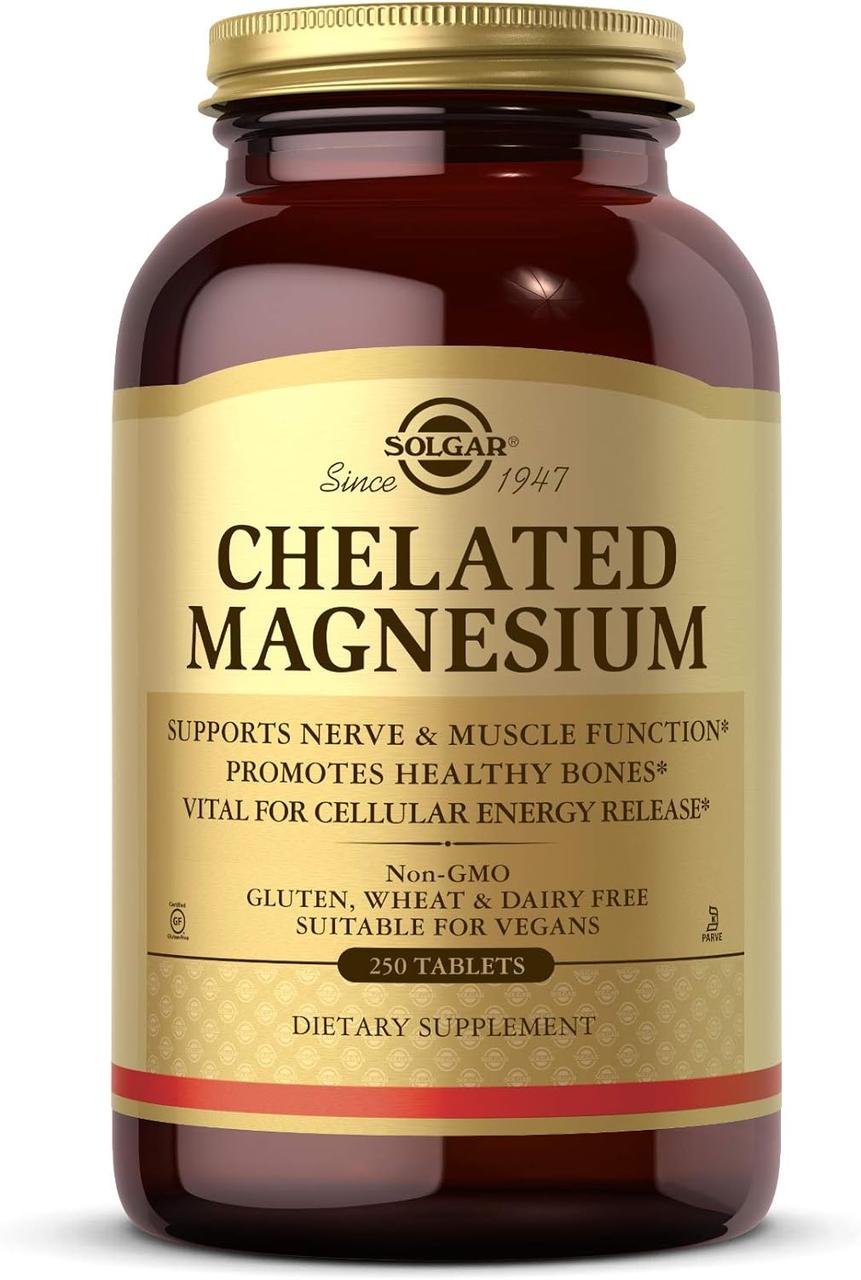 Solgar Chelated Magnesium 250 таблеток