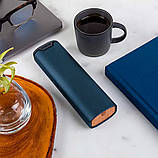 Таблетниця Контейнер для таблеток Преміальний 7 днів Органайзер 16,5х4,9 см Синій, фото 4