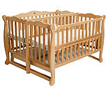 Ліжко з відкидною боковиною Гойдалка Duo бук-лляна олія (1B32-1)