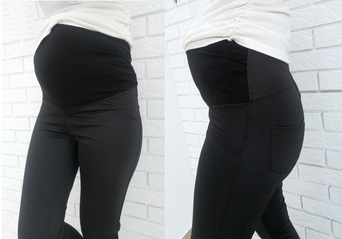 Чорні класичні лосини для вагітних