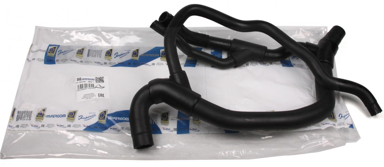 Патрубок системи охолодження Renault Kangoo 1.9D 97- нижній к-кт в зборі  223181