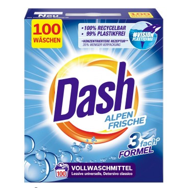 Порошок для прання Dash Alpen Frische 100 прань 4012400502363