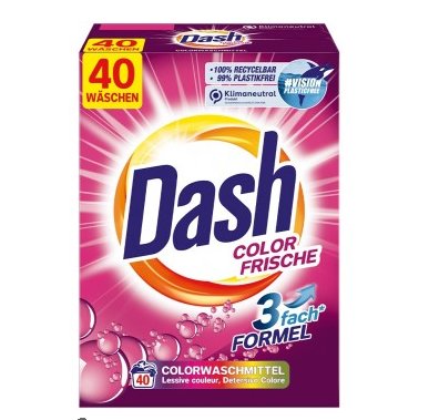 Порошок для прання Dash Color Frische 2.6 кг 40 прань 4012400500475