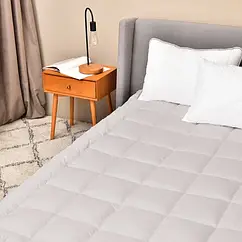 Наматрацник 160х200 з гумками IDEIA ДАБЛ захисний антиалергенний супер щільний 400г/м2