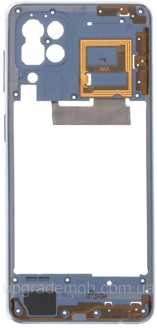 Рамка корпусу Samsung M325 Galaxy M32 блакитна Light Blue, фото 1