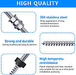 Упаковка із 6 болтів для підвіски фотоелектричної системи, болти для підвіски M10 із нержавіючої сталі для кріплення фотоелектричн, фото 3