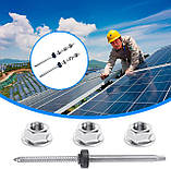 Упаковка із 6 болтів для підвіски фотоелектричної системи, болти для підвіски M10 із нержавіючої сталі для кріплення фотоелектричн, фото 5