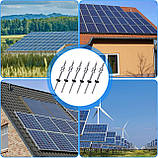 Упаковка із 6 болтів для підвіски фотоелектричної системи, болти для підвіски M10 із нержавіючої сталі для кріплення фотоелектричн, фото 7