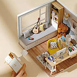 Румбокс Сонячна Студія Roombox Sunshine Study DIY Cute Room Інтер'єрний конструктор QT-007, фото 4