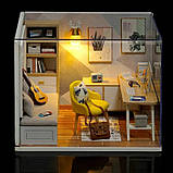 Румбокс Сонячна Студія Roombox Sunshine Study DIY Cute Room Інтер'єрний конструктор QT-007, фото 5