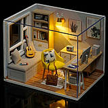 Румбокс Сонячна Студія Roombox Sunshine Study DIY Cute Room Інтер'єрний конструктор QT-007, фото 8