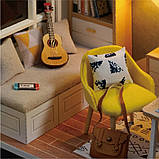 Румбокс Сонячна Студія Roombox Sunshine Study DIY Cute Room Інтер'єрний конструктор QT-007, фото 10