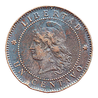 Аргентина 1 сентаво, 1888