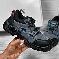 Кросівки захисні ударостійкі з металевим підноском робоче спецвзуття захисне міцне демісезонне
