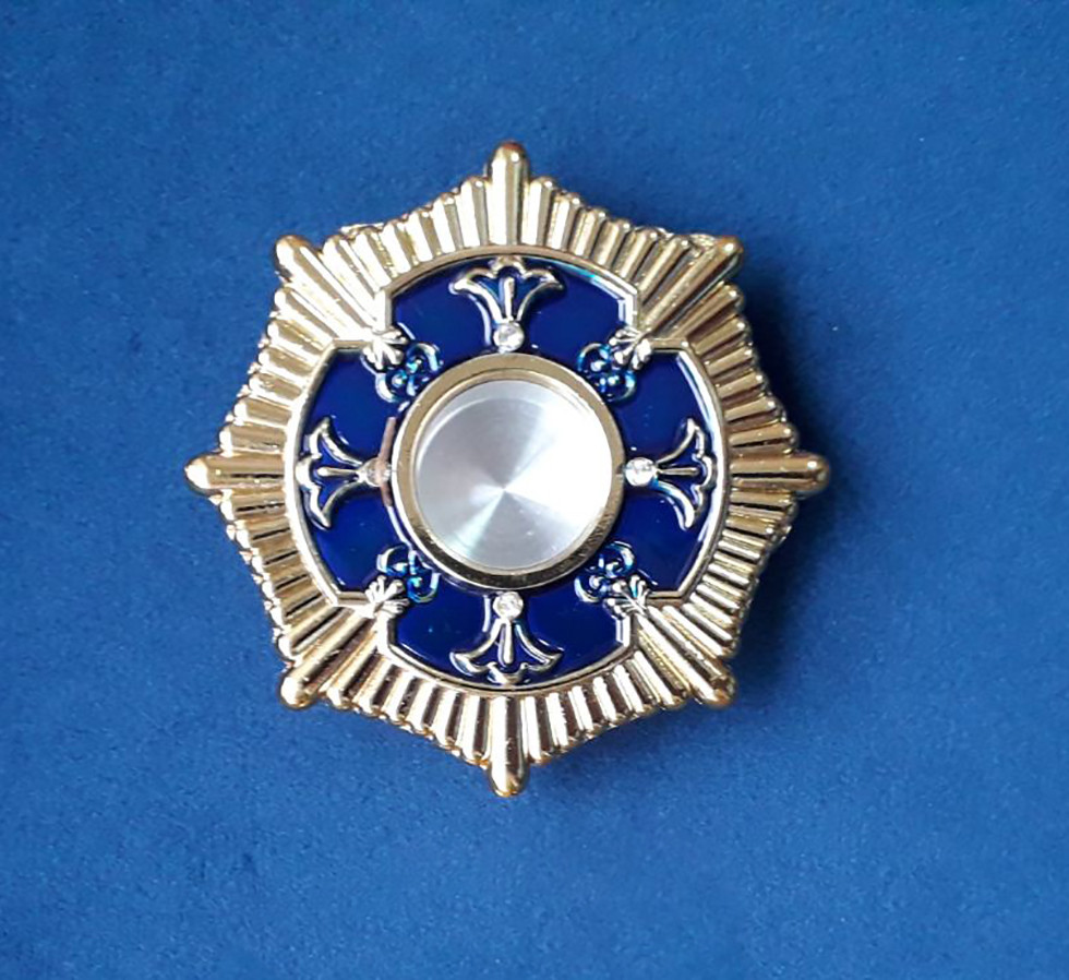 Мощовик синій восьмикінечний д. 5.5 см, фото 1