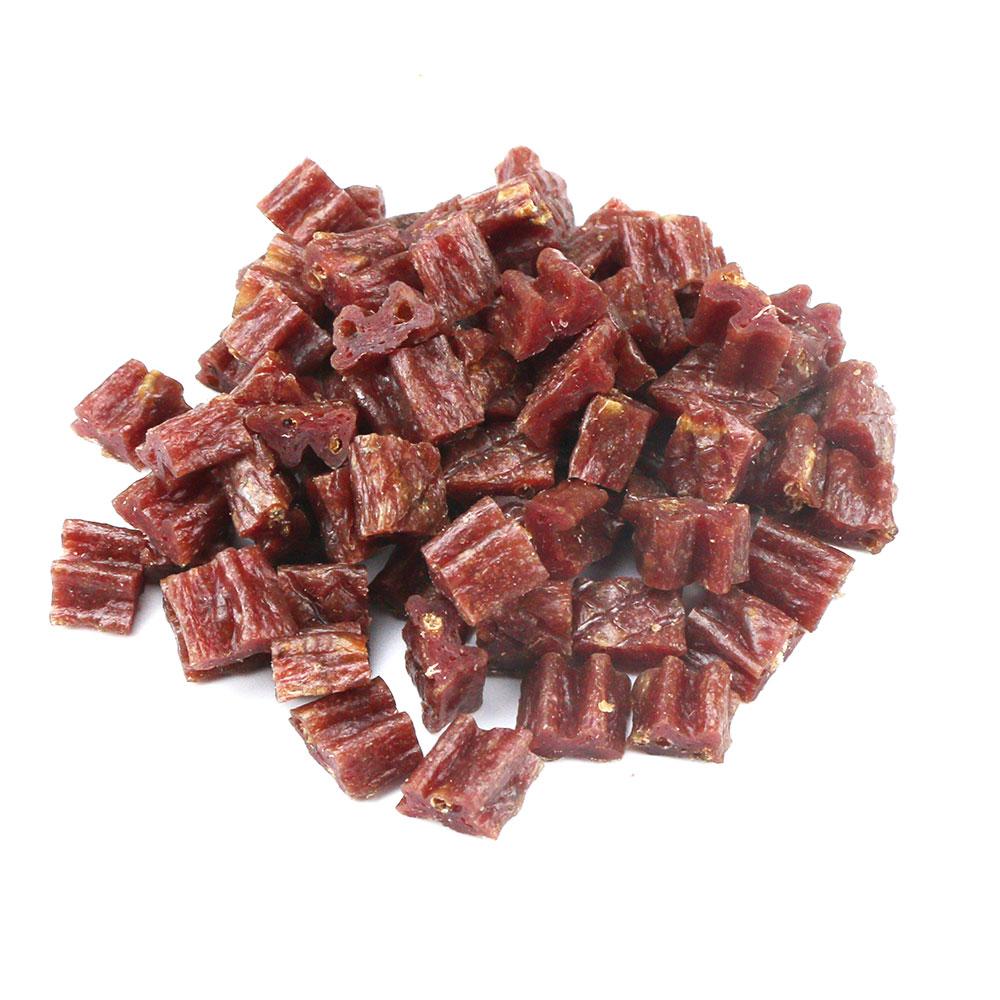 Ласощі для собак качині кубики з комахами 1 см ZooFooD 500 г, фото 1