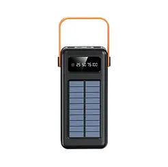 Зовнішній акумулятор повербанк 80000 mah Solar Power Bank з сонячною батареєю YM-637CX Jw