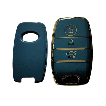 Чохол для ключа KIA синій
