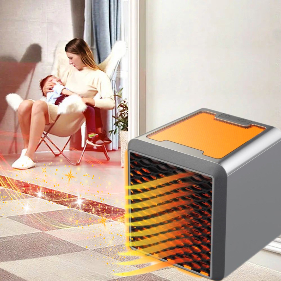 Керамічний нагрівач Handy Heater Pure Warmth 1200 W Хенді Хітер
