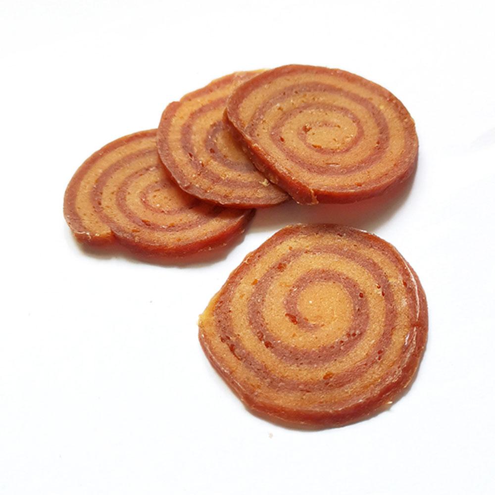 Ласощі для собак рулетики з куркою та качкою 5-6 см ZooFooD 500 г, фото 1