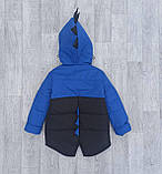Дитяча куртка для хлопчика демісезонна Діно Комбі на весну-осінь Осіння демі курточка для дітей 98, фото 3