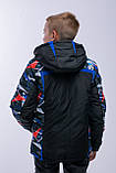 Куртка демісезонна підліткова на хлопчика весна осінь Осіння демі курточка Єгор для підлітків хлопців 38, фото 2