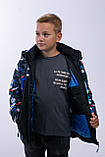 Куртка демісезонна підліткова на хлопчика весна осінь Осіння демі курточка Єгор для підлітків хлопців 38, фото 3