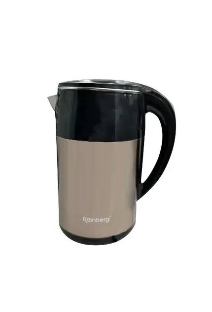 Дисковий електричний чайник Rainberg 2200 Вт 2,0 л  Скляний RB