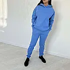 Жіночі спортивні костюми на флісі #К3 Блакитний, фото 9