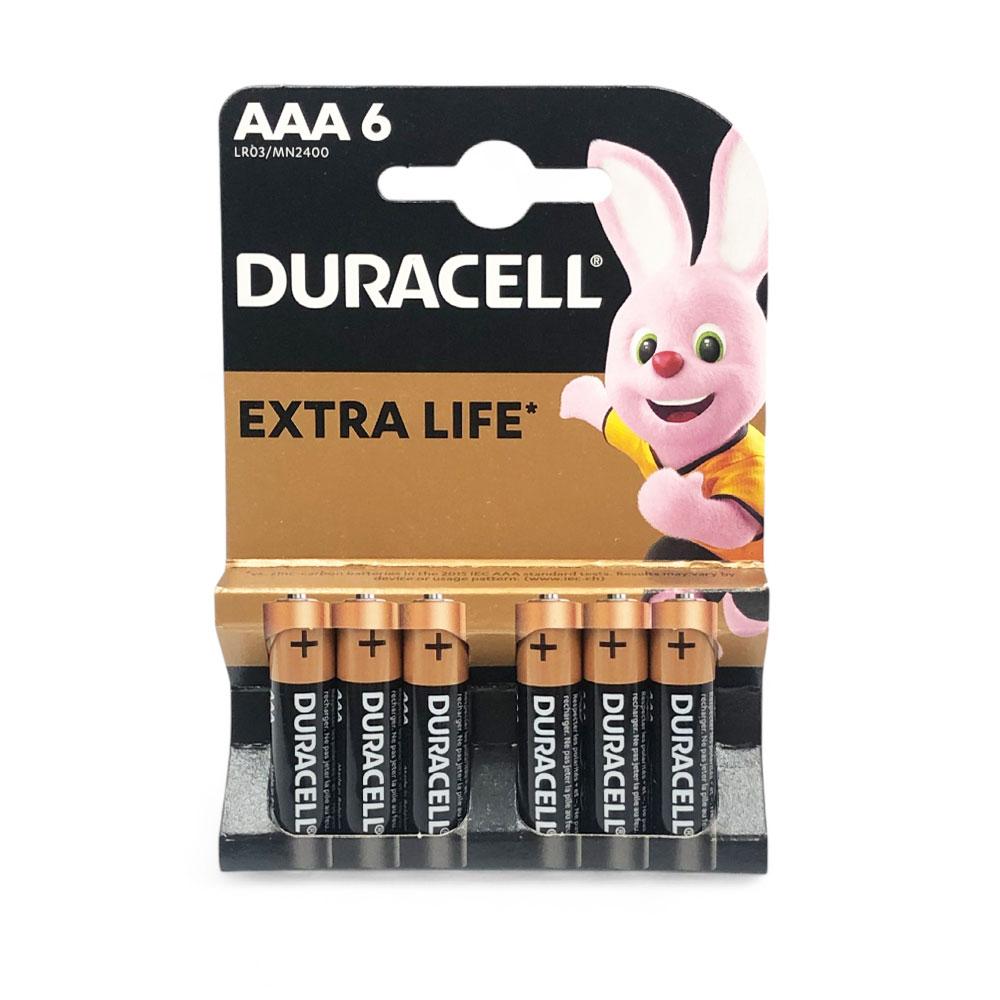 Батарейки AAA (LR03) Duracell Alkaline (1.5v) 6шт