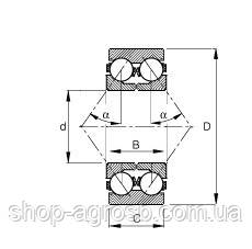 Підшипник MBS DAC4074CW, 40BWD16, MB808442