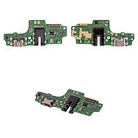 Шлейф для Tecno Spark 6 Go (KE5, KE5J), конектора зарядки, з мікрофоном, з компонентами, Original (PRC), плата зарядки