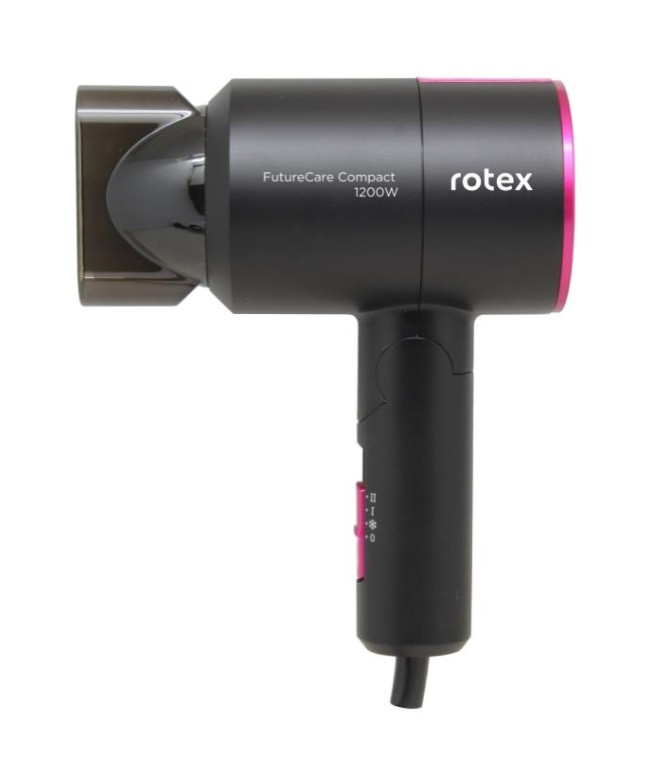 Фен Rotex FutureСare СompaСt RFF126-V 1200 Вт чорний ID 4928119