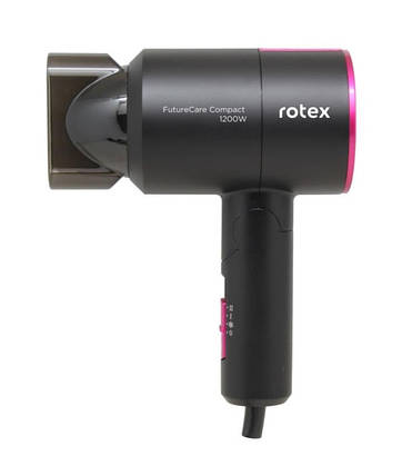 Фен Rotex FutureСare СompaСt RFF126-V 1200 Вт чорний ID 4928119, фото 1