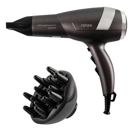 Фен Rotex UltimateСare Pro RFF220-R 2200 Вт сірий ID 4928129, фото 1