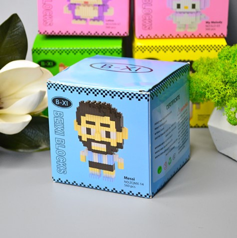 Конструктор 3D Magic Blocks в виде фигурки Месси для детей и взрослых
