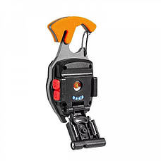 Міні ліхтарик брелок PL-409 COB Multifunctional кишеньковий світильник з карабіном з магнітом, фото 5