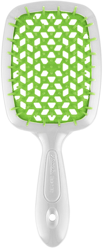 Щітка SUPERBRUSH біла з зеленимТМ Janeke
