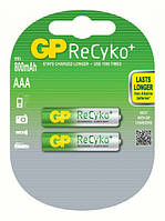 Акумулятори GP Batteries AAA (R03) 850mAh NiMh 2шт ReCyko+ (GP85AAAHCB-UC2) V 1.2