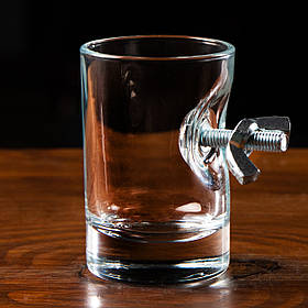 Чарка болтом 55 мл Болт в чарці.