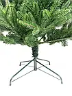 Штучна ялинка для офісу зелена Хвоя Classic Mix на металевій підставці 1,2 м -, фото 5
