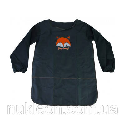 Популярний! Фартух для творчості Cool For School зі спинкою, сірий (CF61491-10) - Краща якість тільки на Nukleon.com.ua