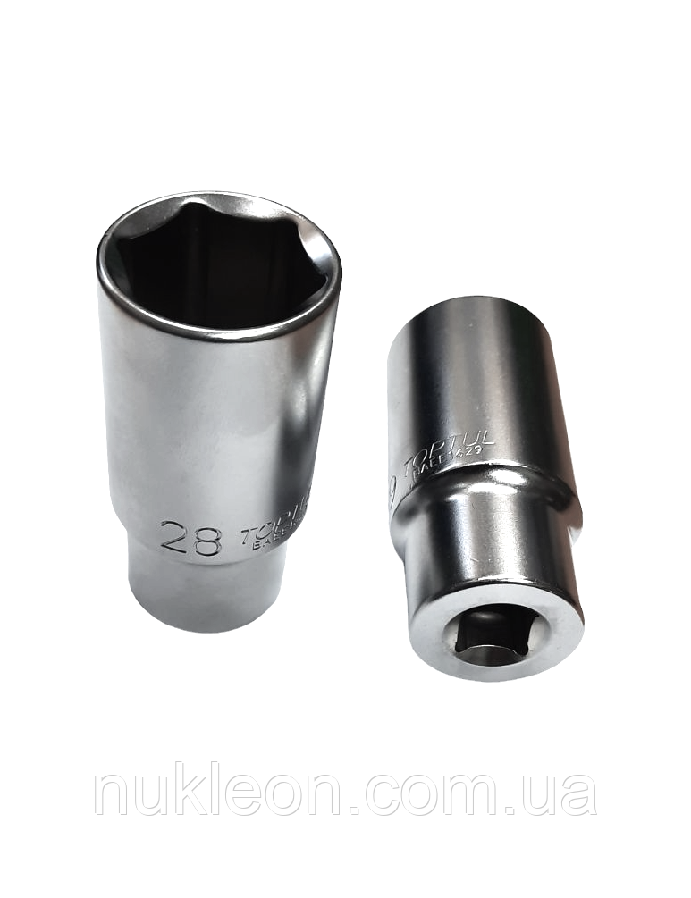 Популярний! Головка торцева глибока 1/2" 28мм BAEE1628 - Краща якість тільки на Nukleon.com.ua