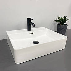 Умивальник (раковина) VBI BITONTO WHITE накладний підвісний