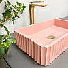 Умивальник (раковина) VBI FLORENTIA PINK MATT накладний, фото 6