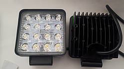 Популярний! Фари LED WL-D3 дальнє світло 48W/9-32V/16LEDх3W/3500Lm SP - Краща якість тільки на Nukleon.com.ua