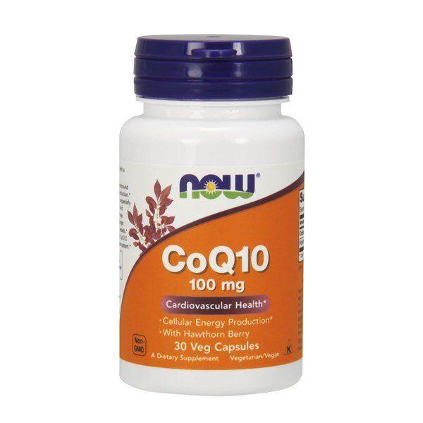 Коензим Q10 Now Foods (Coenzyme Q10) 100 мг 30 капсул BX601