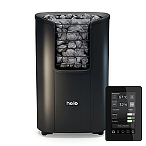 Електрокаменка для сауни та лазні Helo ROXX 9 DE black 9 кВт + пульт Elite