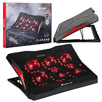 Подставка для ноутбука охлаждающая с кулером XTRIKE ME FN-811 с регулировкой угла наклона, черный